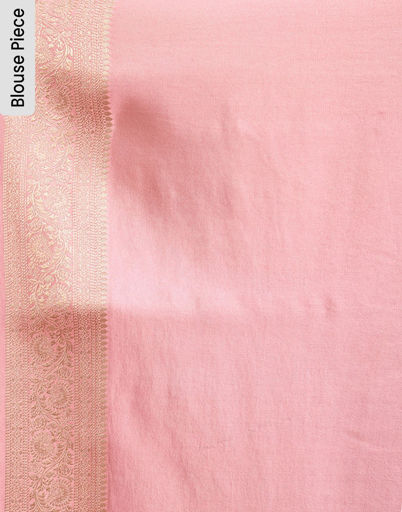 Deer Motif Jacquard Silk Saree - Image 5