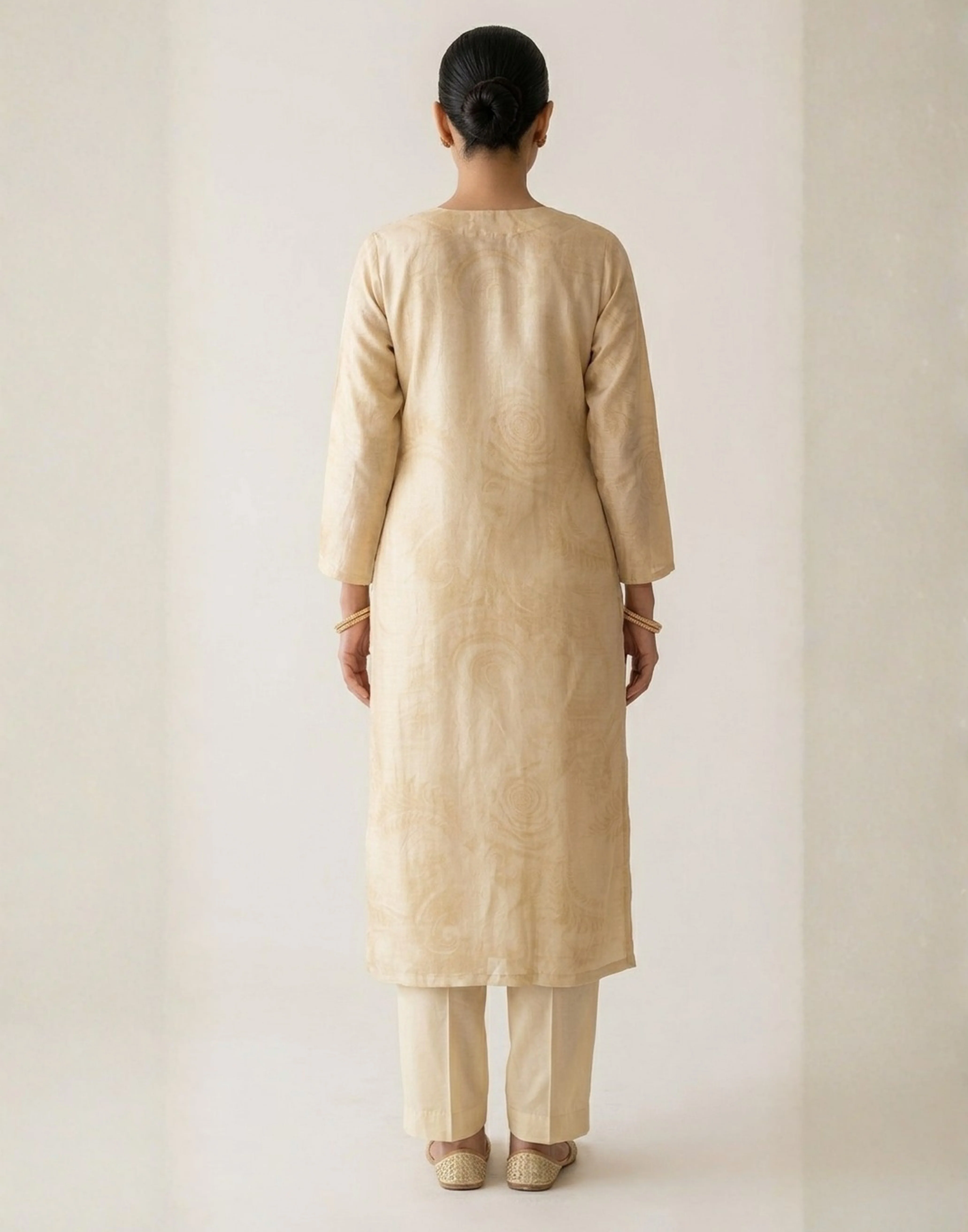 Ivory Cloud Classic Workwear Kurta Set - Image 3