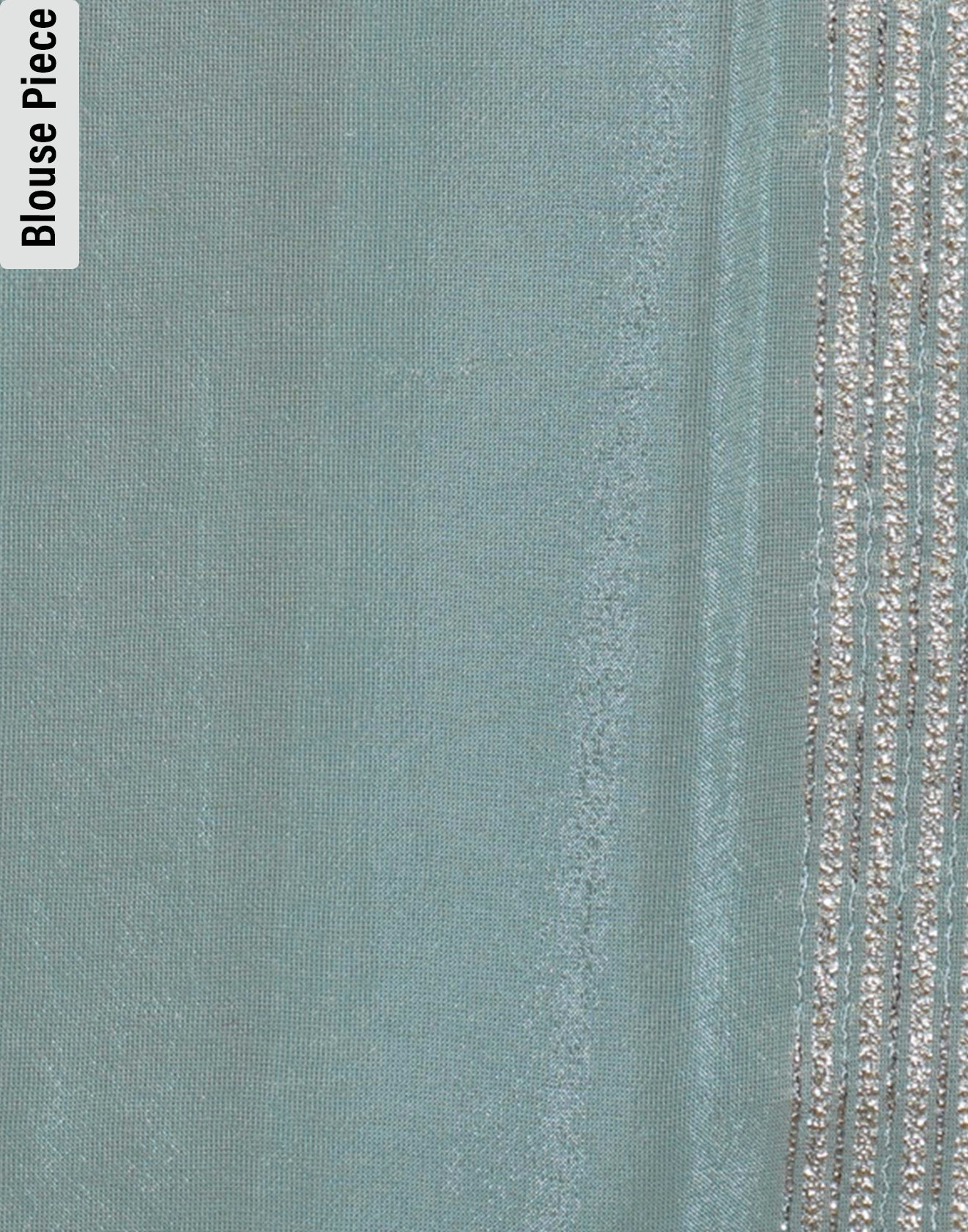 Mediterranean Sea Embellished Festive Saree - Image 6