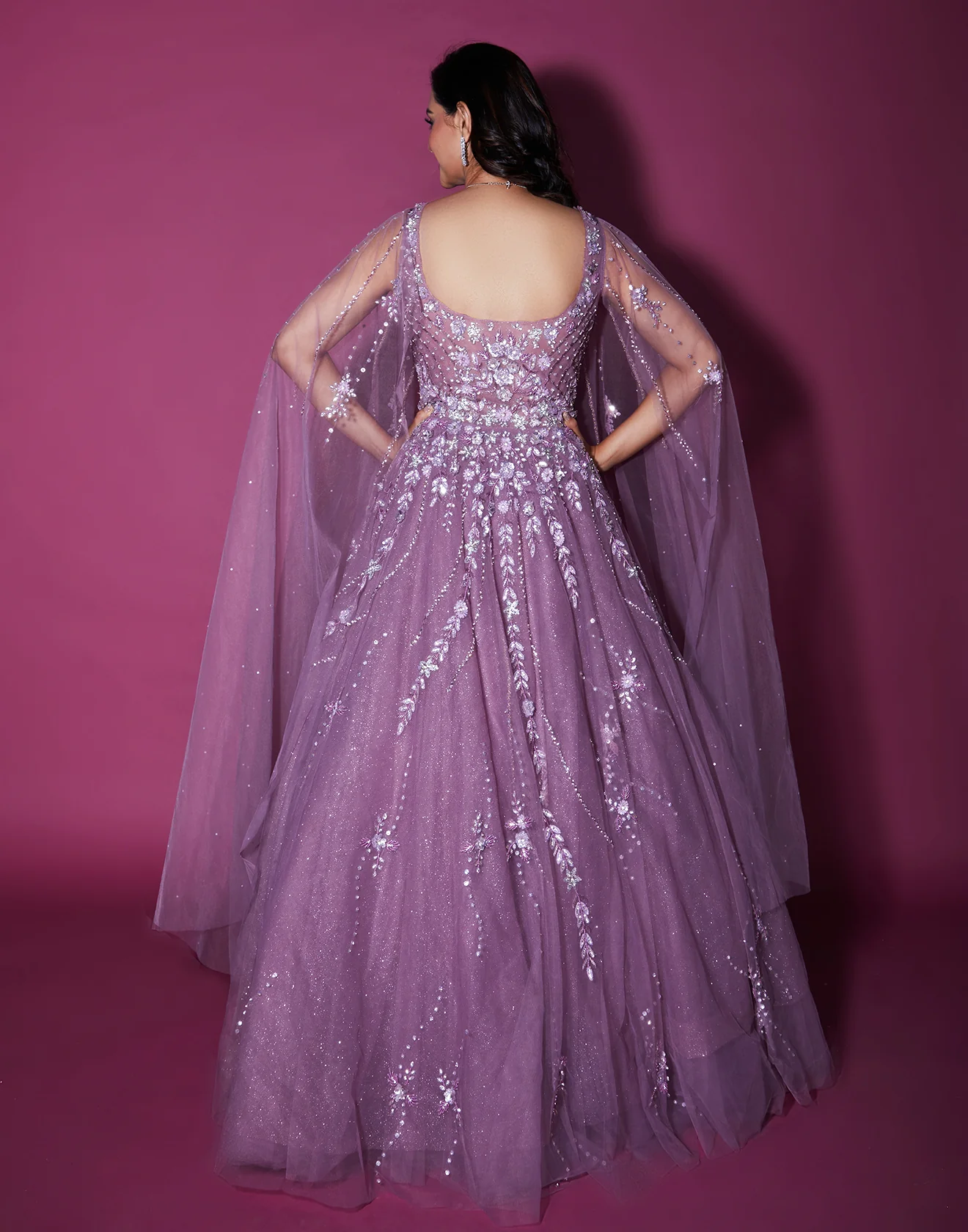Orchid Mist Embellished Bridal Gown - Image 5
