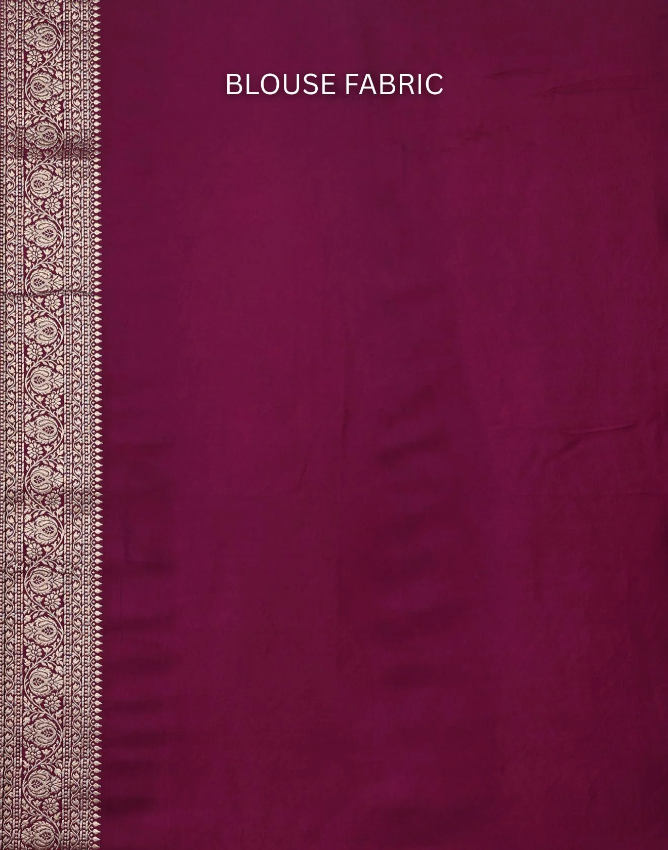 Sangria Plum Dola Silk Saree WIth Unstitched Blouse Fabric - Image 7