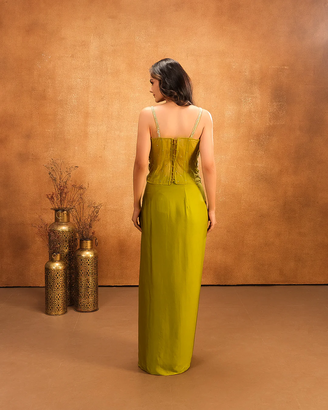 Vibrant Citrus Festive Fusion Drape Set - Image 5