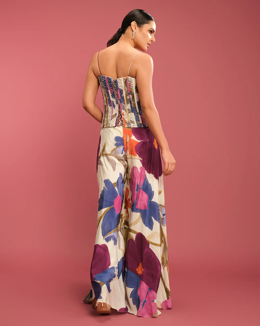Wild Forest Printed Fusion Corset Set - Image 5